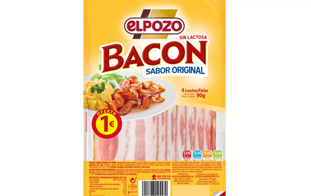 El Bacon Sabor Original de El Pozo a 1 euro / SUPERMERCADOS MASYMAS