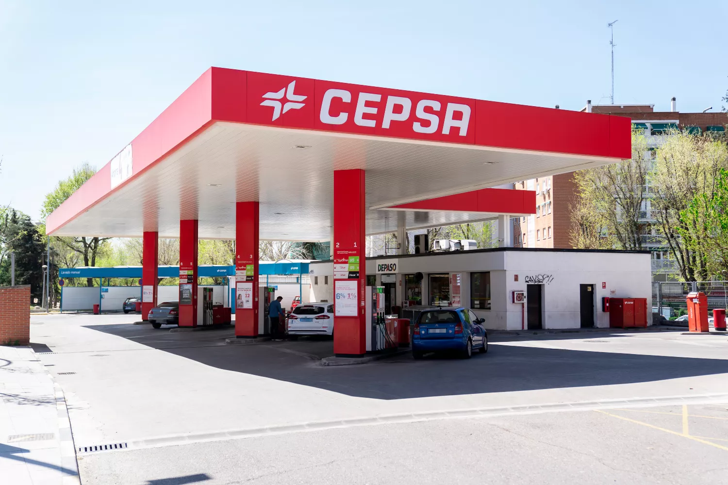 Una gasolinera de Cepsa / EUROPA PRESS - A. PEREZ MECA