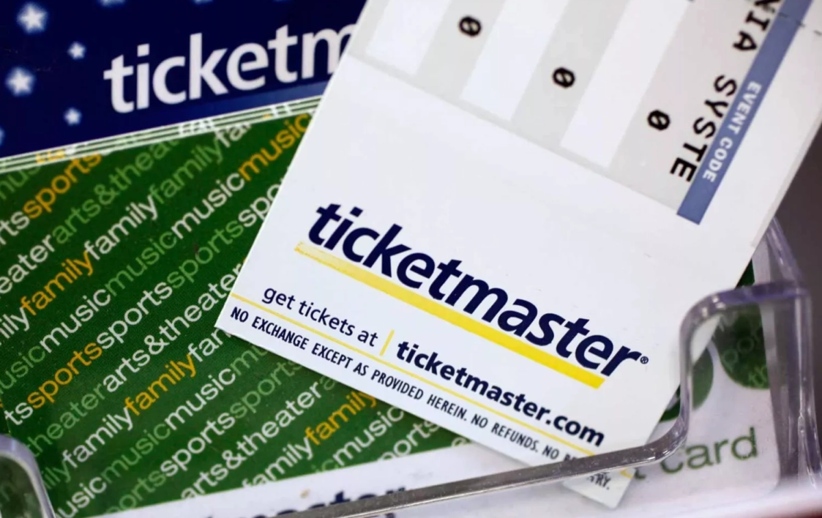 La entrada de Ticketmaster