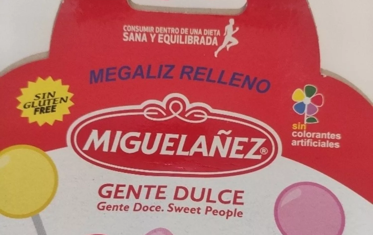 Megaliz relleno de la marca Miguelañez / AESAN 