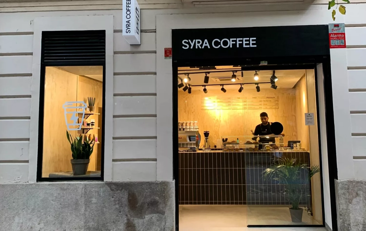 La entrada a Syra Coffee SYRA COFFEE