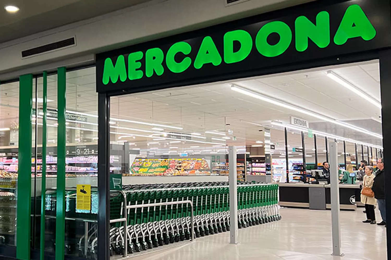 La entrada a un supermercado Mercadona / MERCADONA