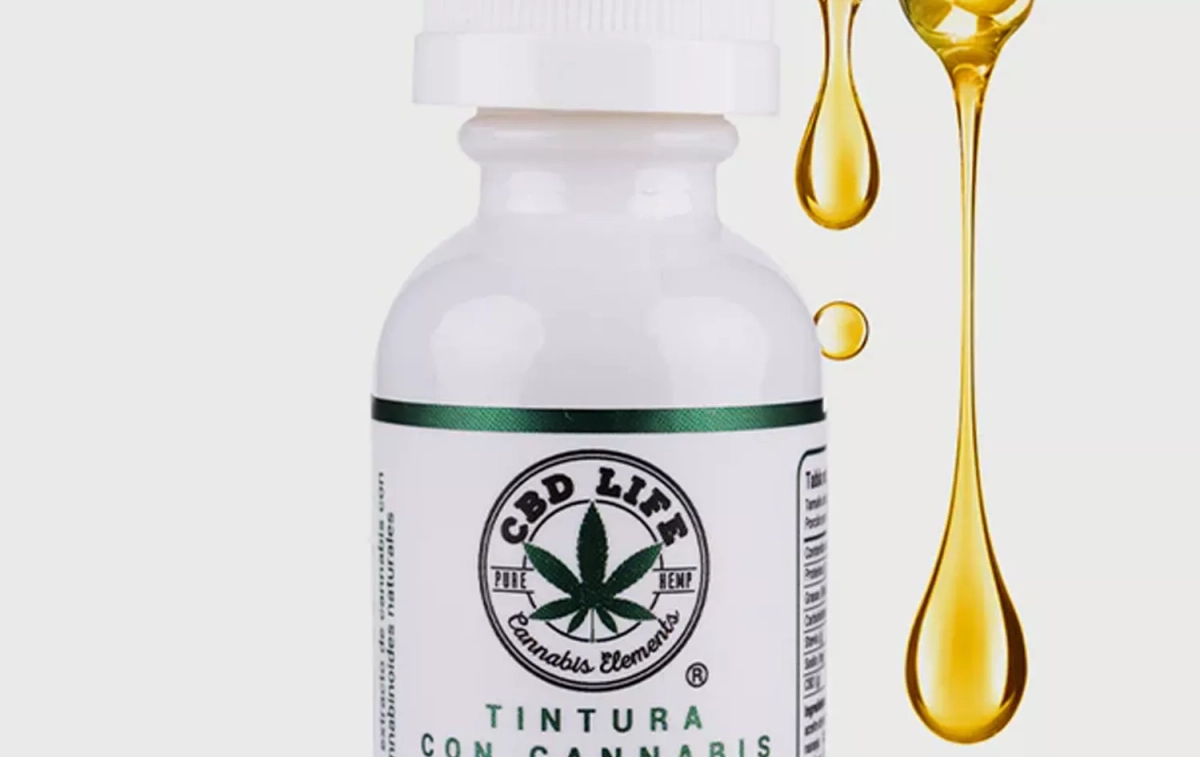 La tintura con cannabis, o aceite sublingual, de CBD LIFE / CEDIDA