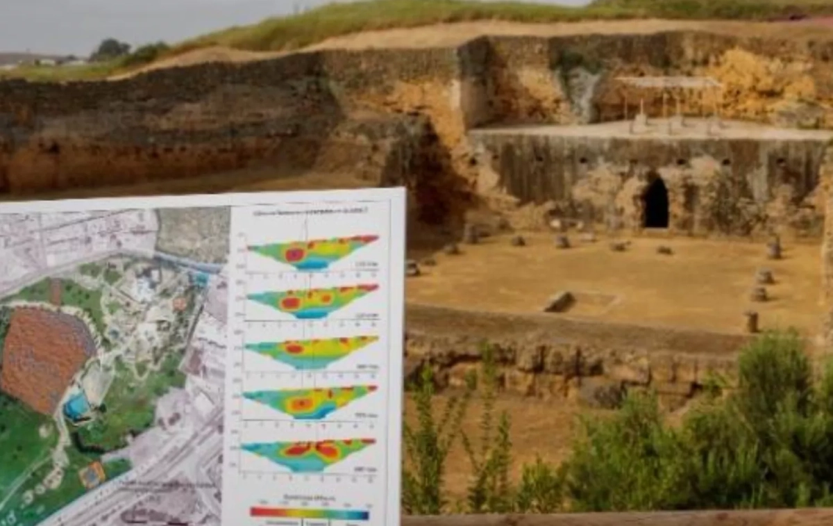 Tumbas en la Necrópolis romana de Carmona, descubiertas en 2019 EFE