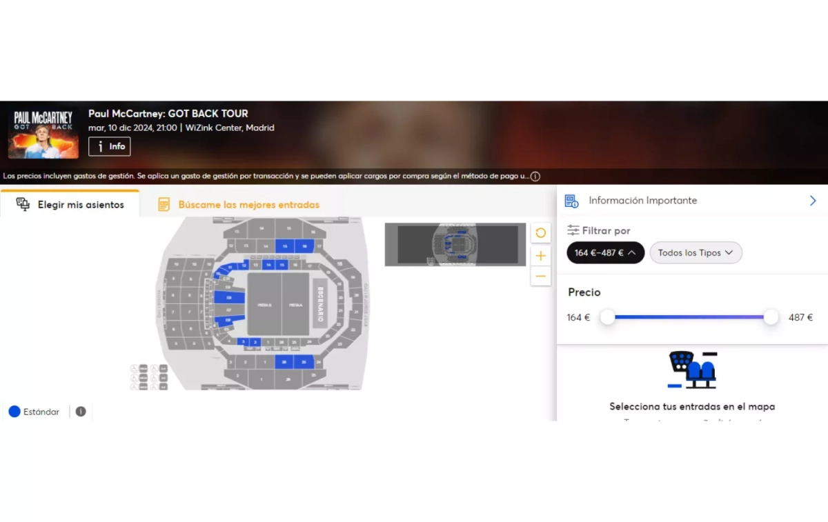 Los precios para la primera fecha / CG