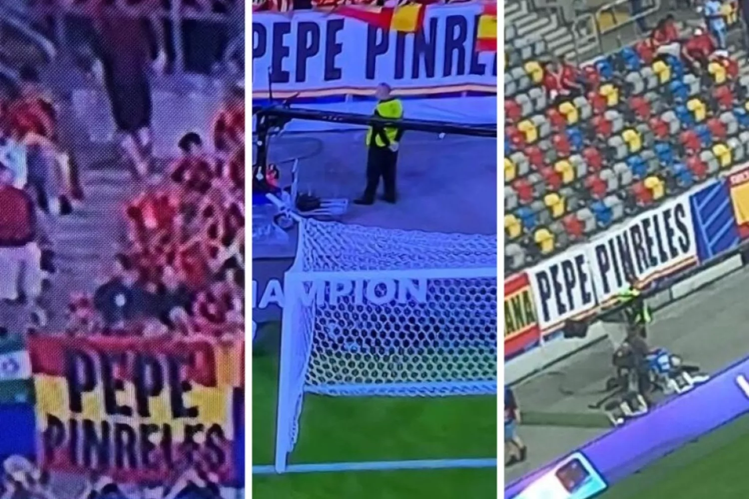 Las pancartas de Pepe Pinreles en la Eurocopa / CG