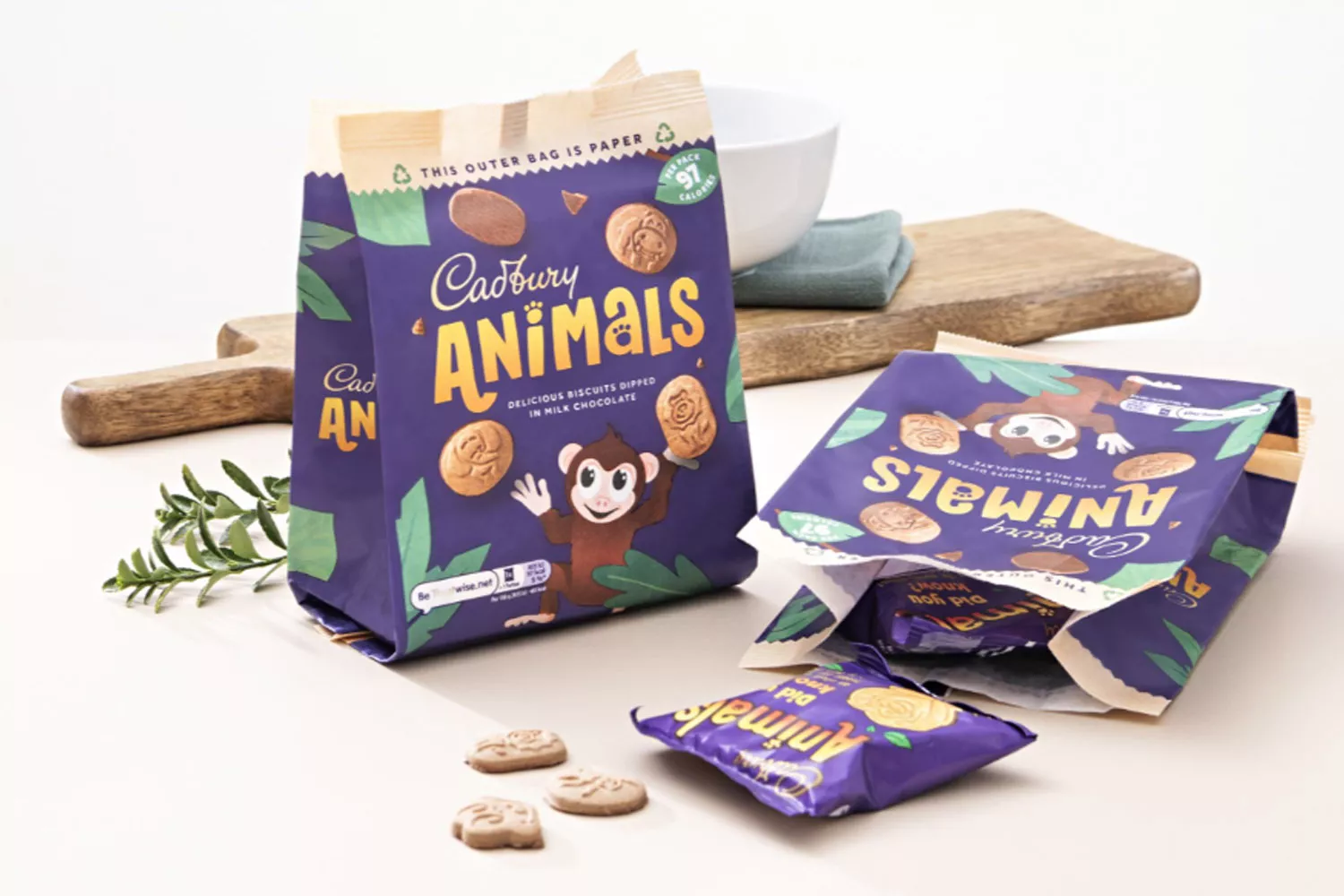 Las galletas Cadbury del grupo Mondelez International con el nuevo envase de papel / MONDELEZ