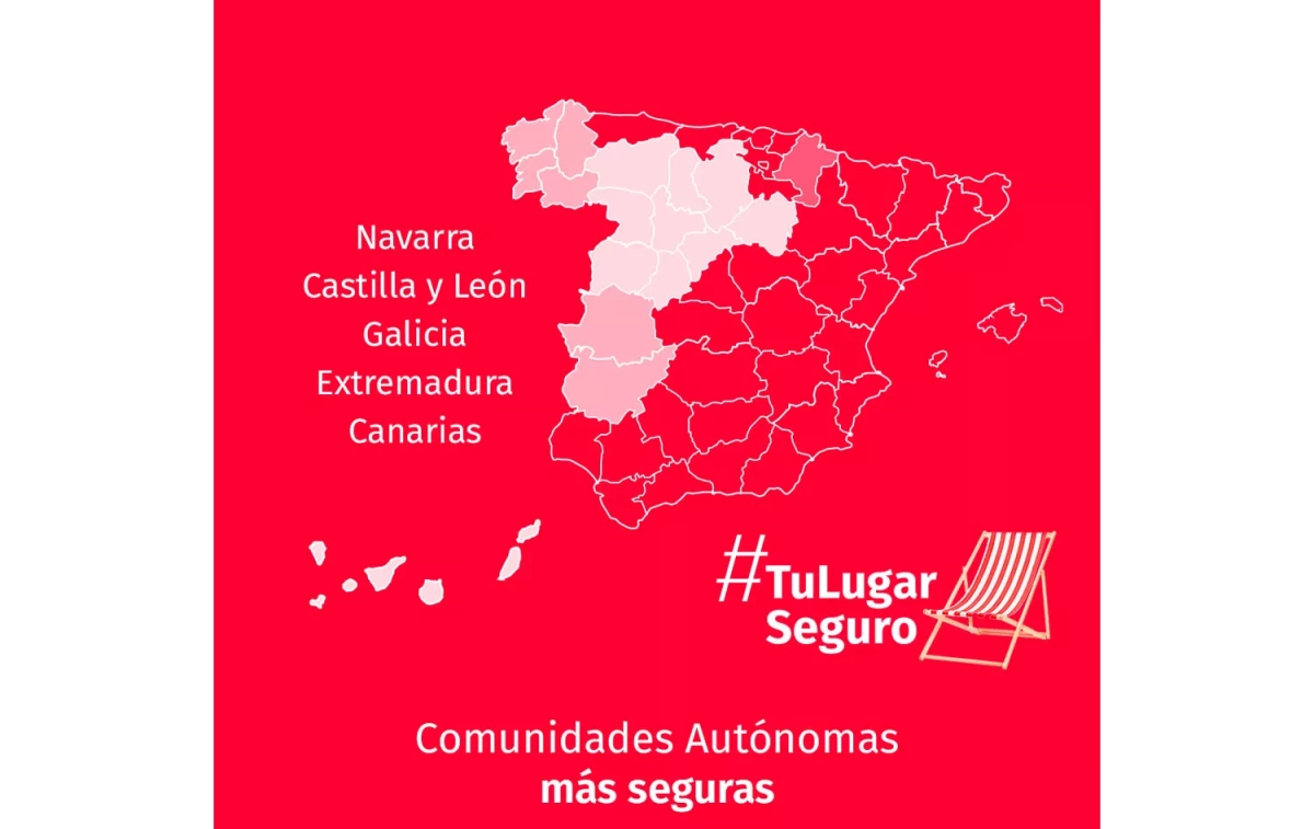Las comunidades autónomas más seguras de España / SECURITAS DIRECT