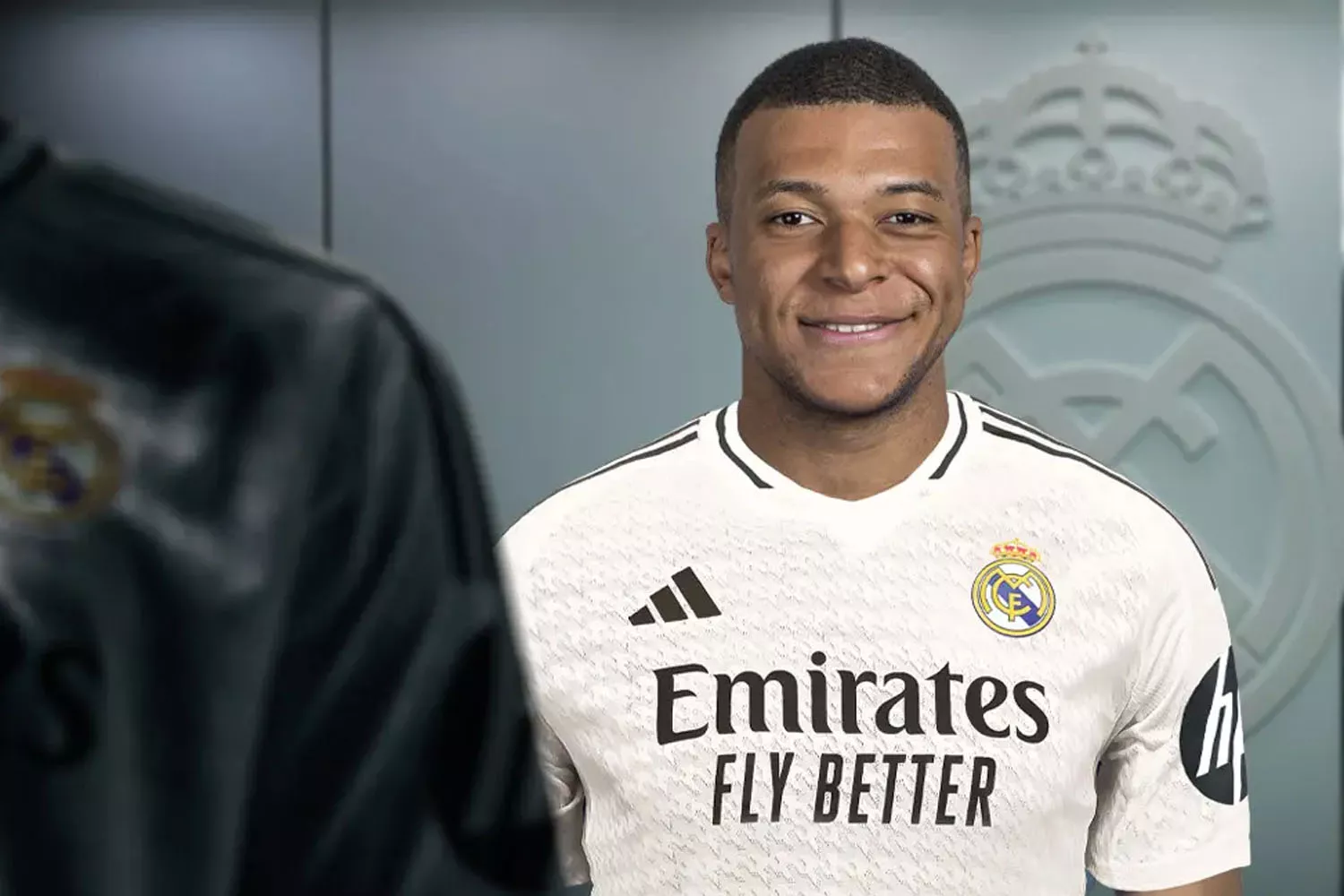 Kylian Mbappé con la camiseta del Real Madrid / REAL MADRID