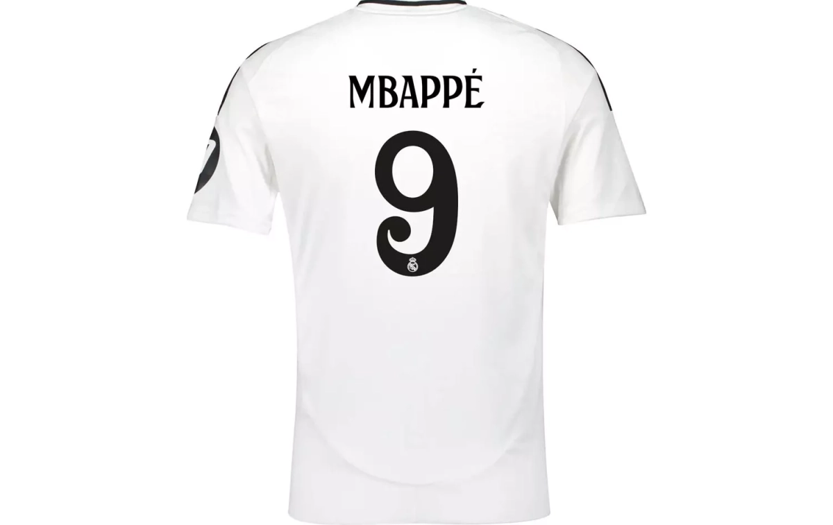 La camiseta de Mbappé con el 9 a al espalda / REAL MADRID