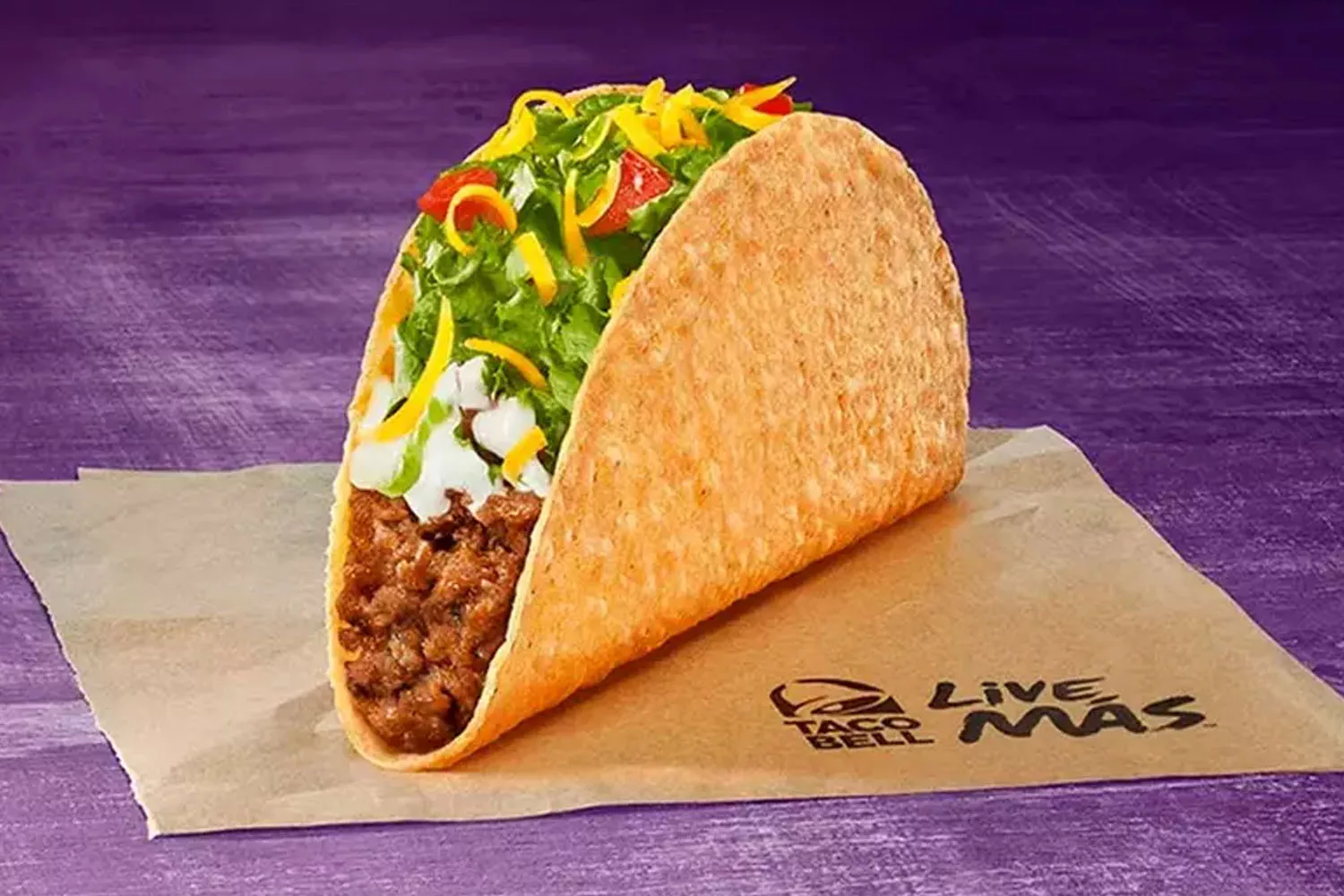 Uno de los tacos de la cadena Taco Bell / TACO BELL