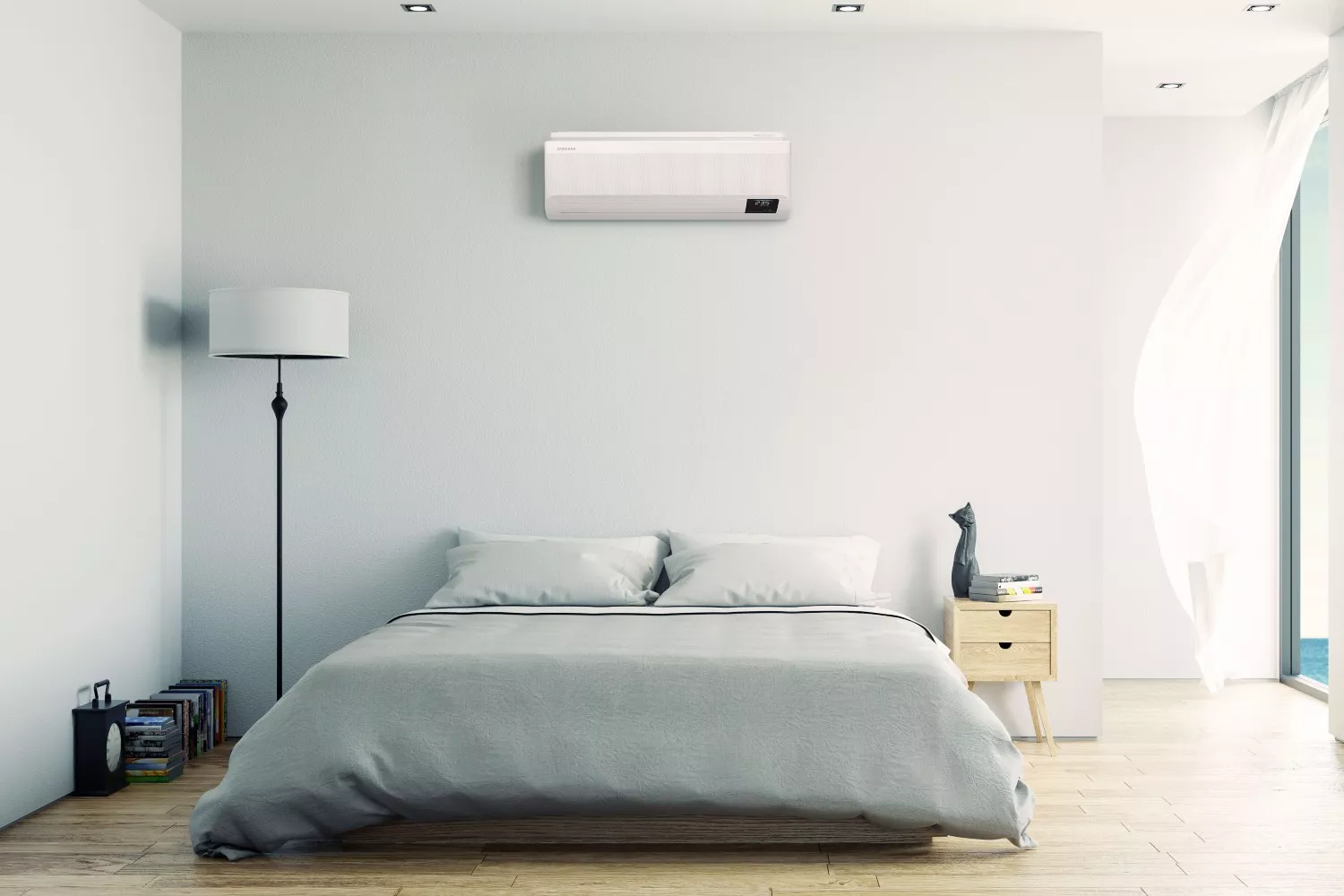 Una habitación con el aire acondicionado puesto / SAMSUNG