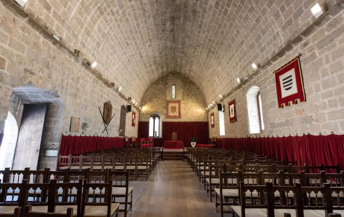 Interior del castillo de Peñíscola / COMUNITATVALENCIANA.COM