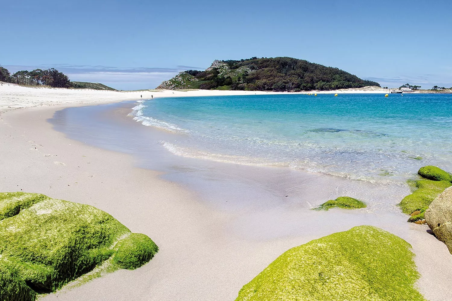 Una de las playas de las Islas Cíes, una de las más frías de España NAVIERA NABIA