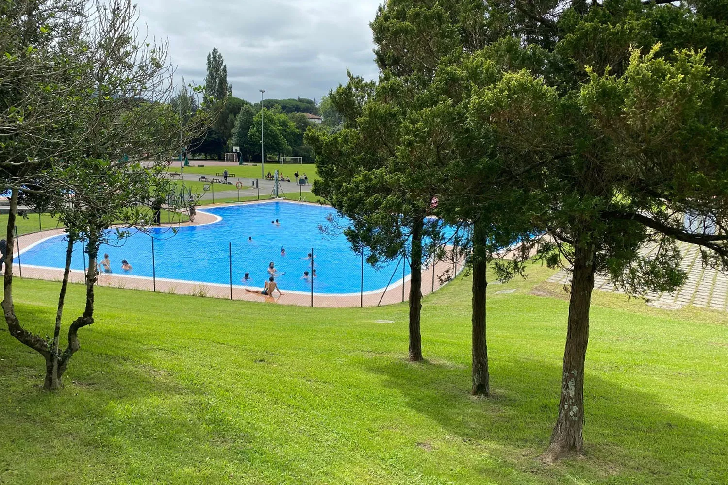 Una de las piscinas de BBK Klima, un refugio climático de Euskadi / FACEBOOK