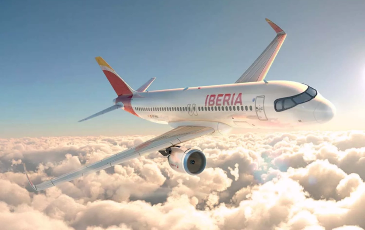 Un avión de la aerolínea Iberia / IBERIA