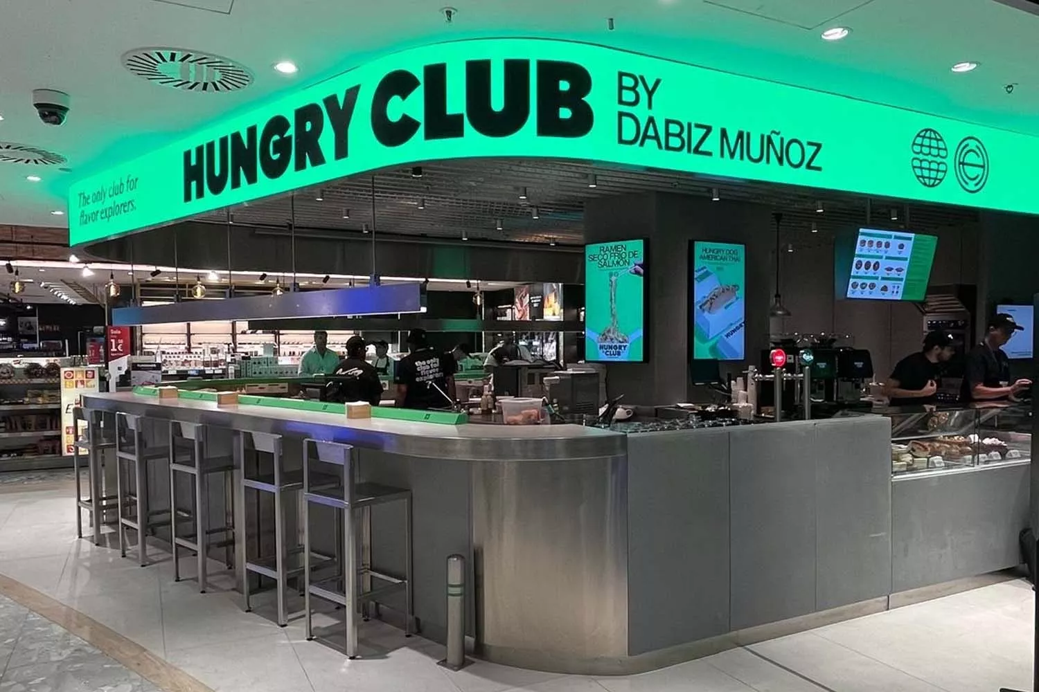 Uno de los nuevos restaurantes de Dabiz Muñoz en los aeropuertos españoles / AVOLTA