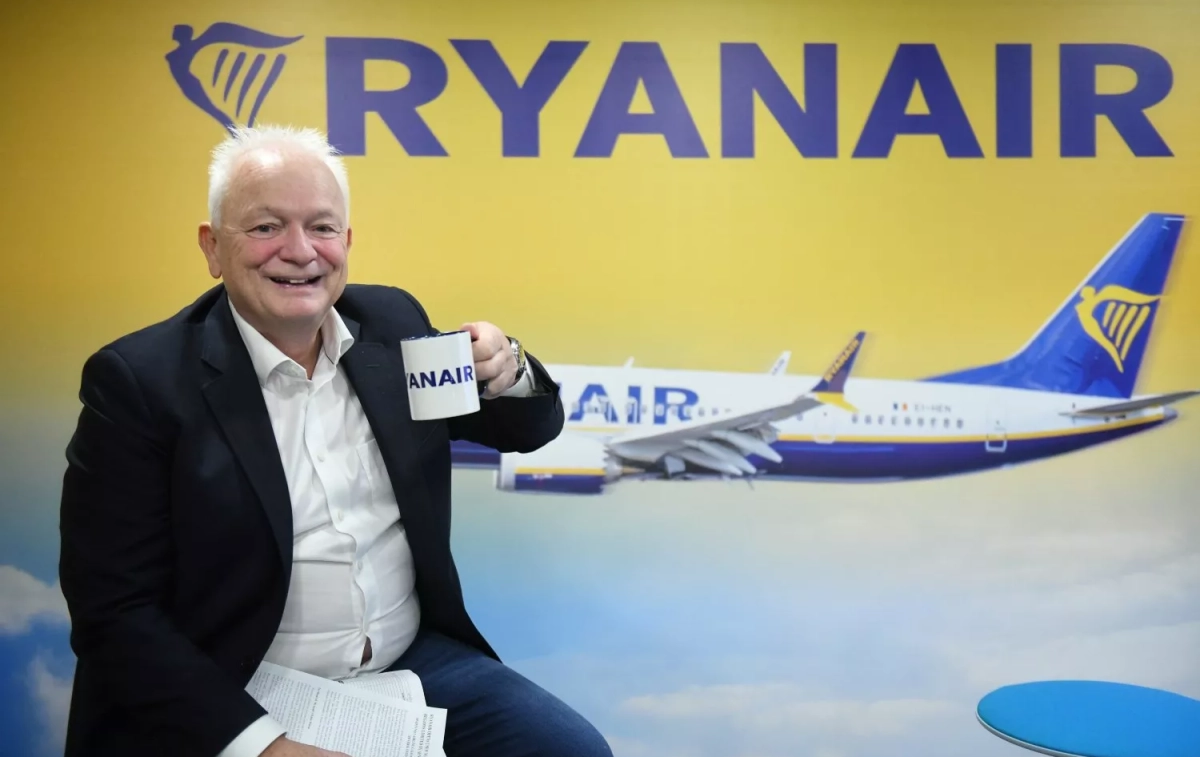 El consejero delegado de Ryanair, Eddie Wilson, durante una rueda de prensa / FERNANDO SANCHEZ - EUROPA PRESS