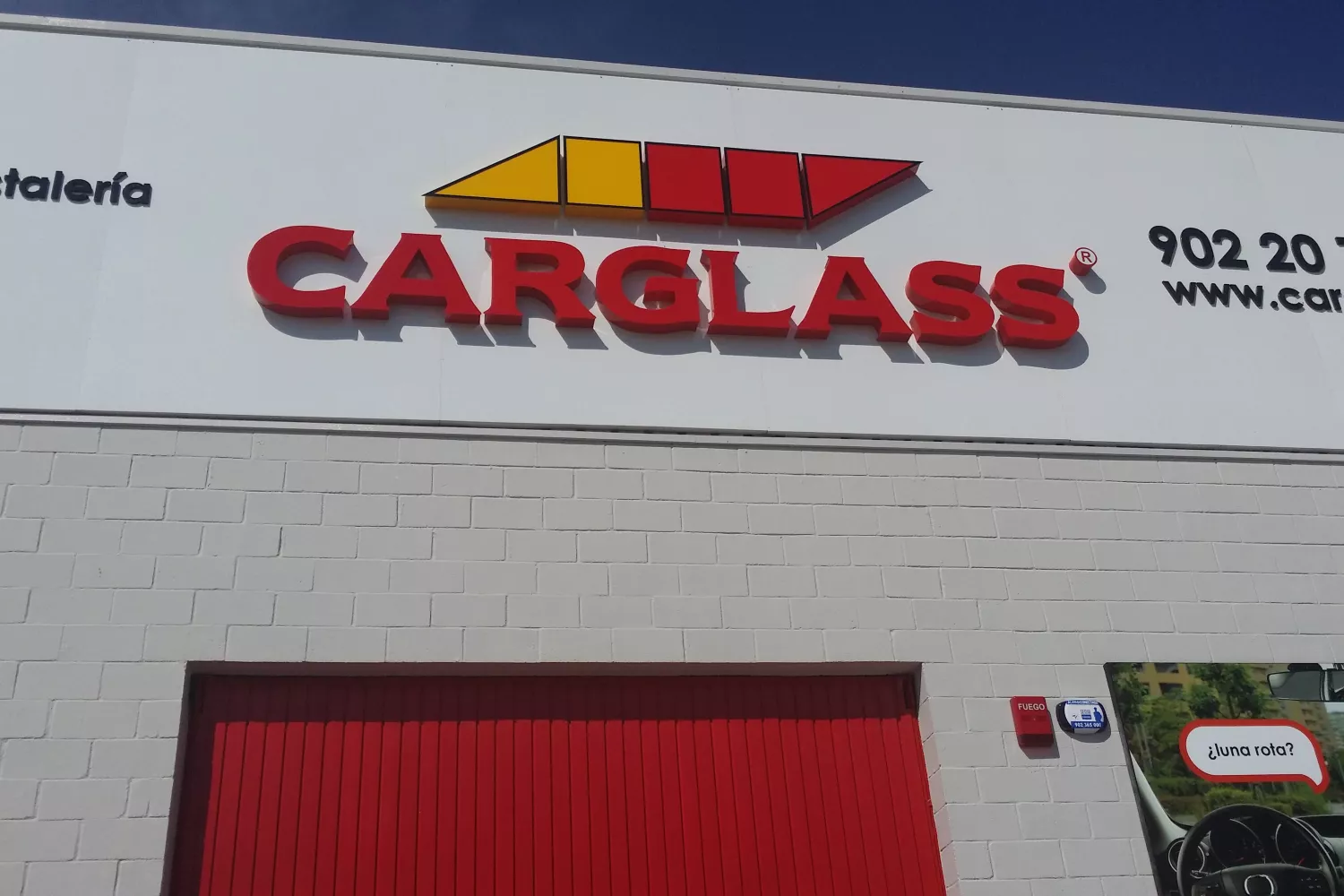 Un taller de Carglass / CARGLASS