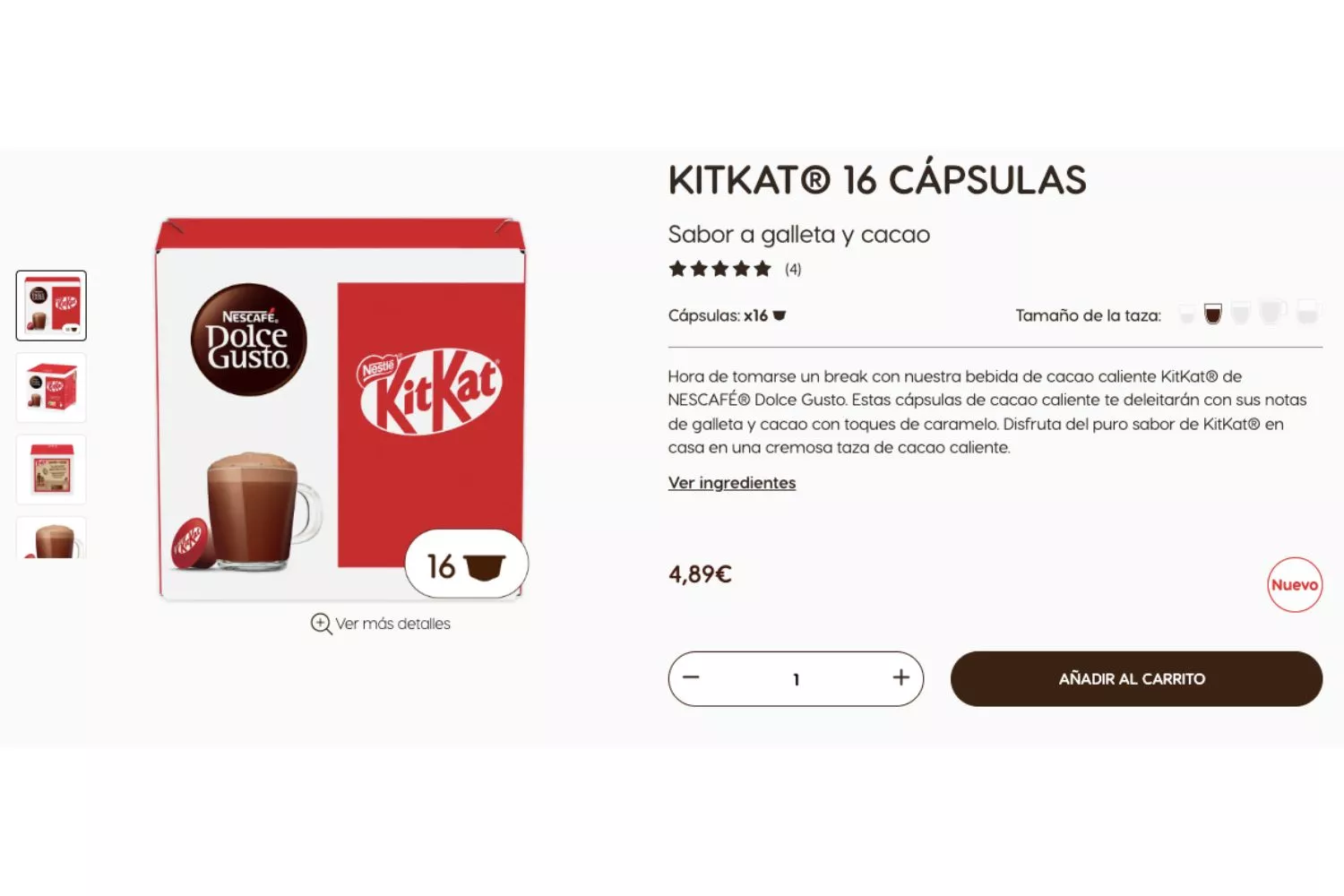 Nuevas cápsulas de Nescafé y KitKat / NESCAFÉ