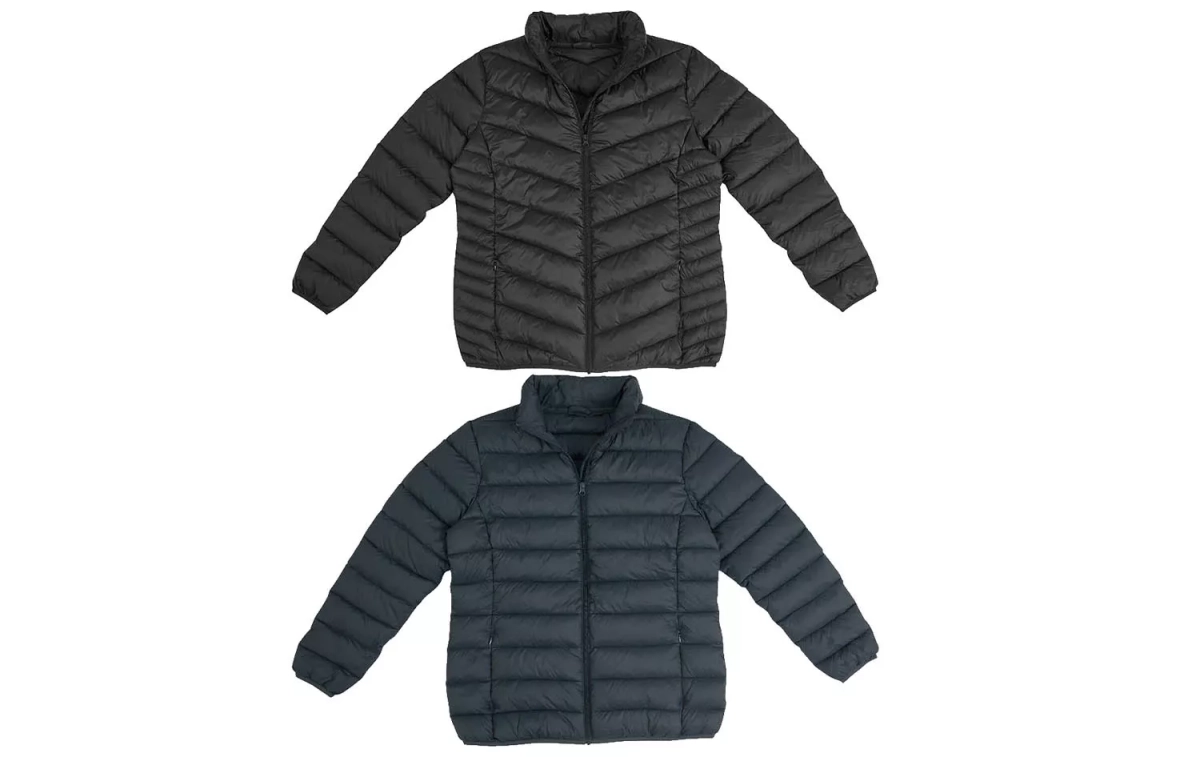 Las chaquetas acolchadas de Aldi en negro y azul marino / ALDI