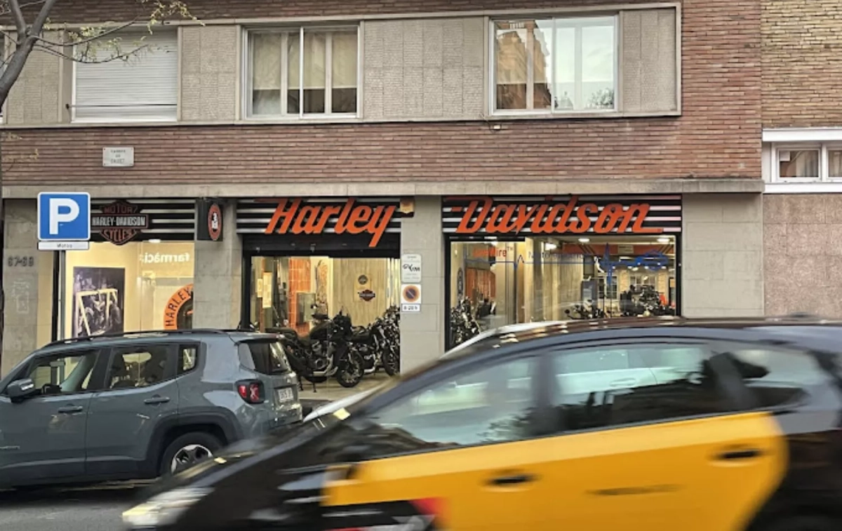 El concesionario de Harley Davidson de Barcelona GOOGLE