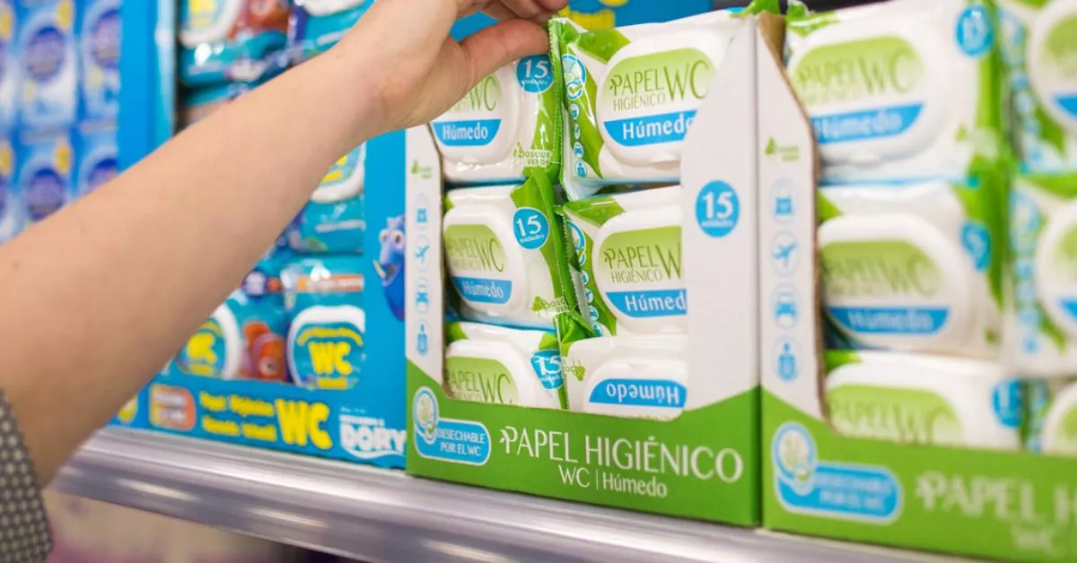 Nuevo Papel Higiénico Húmedo WC Deliplus Bosque Verde/ Mercadona