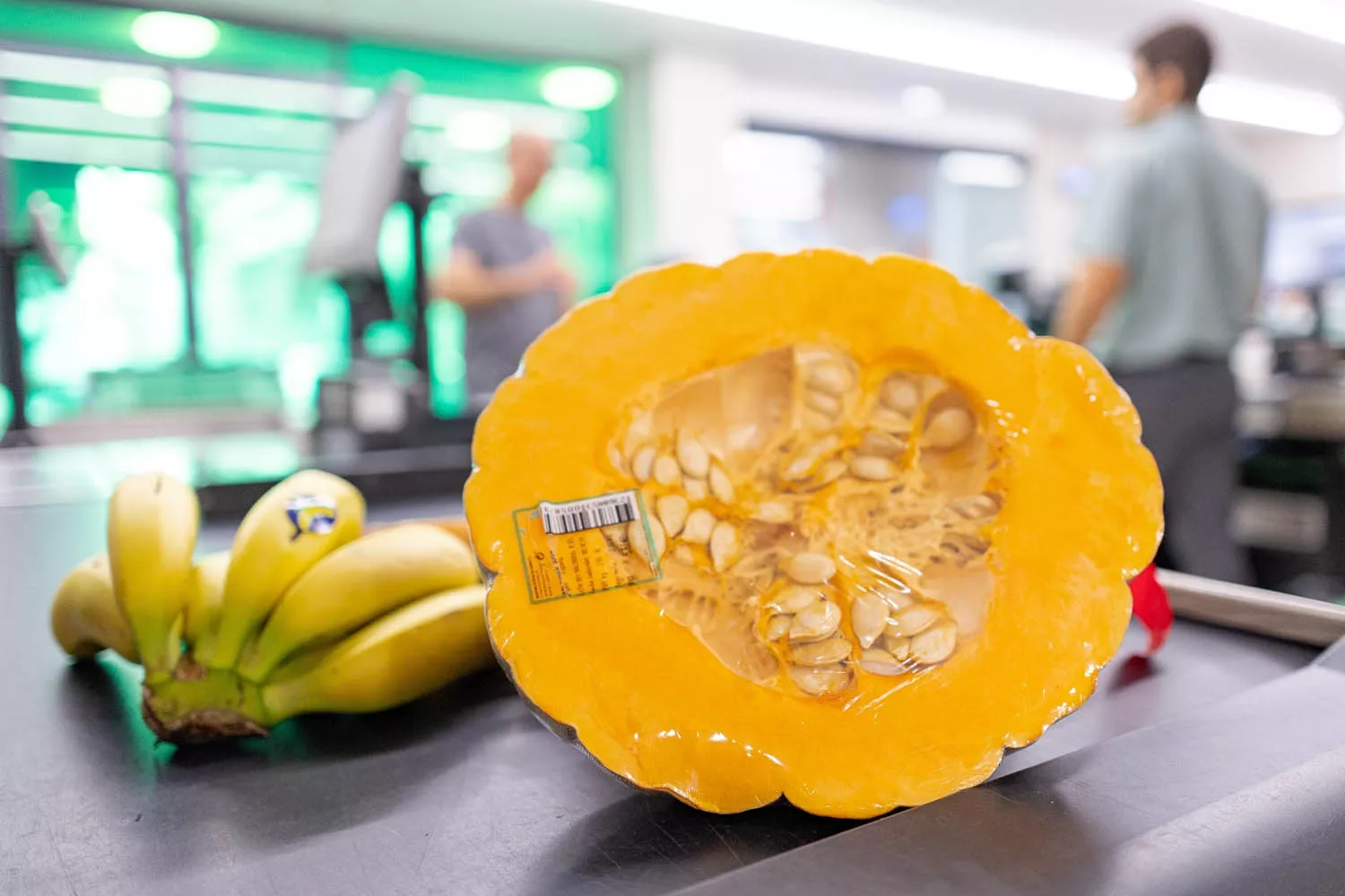 Unos plátanos y calabaza de asar en Mercadona MERCADONA