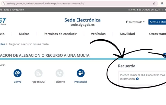 La DGT te ofrece la posibilidad de llamarles en el 060/ sede.dgt.gob.es