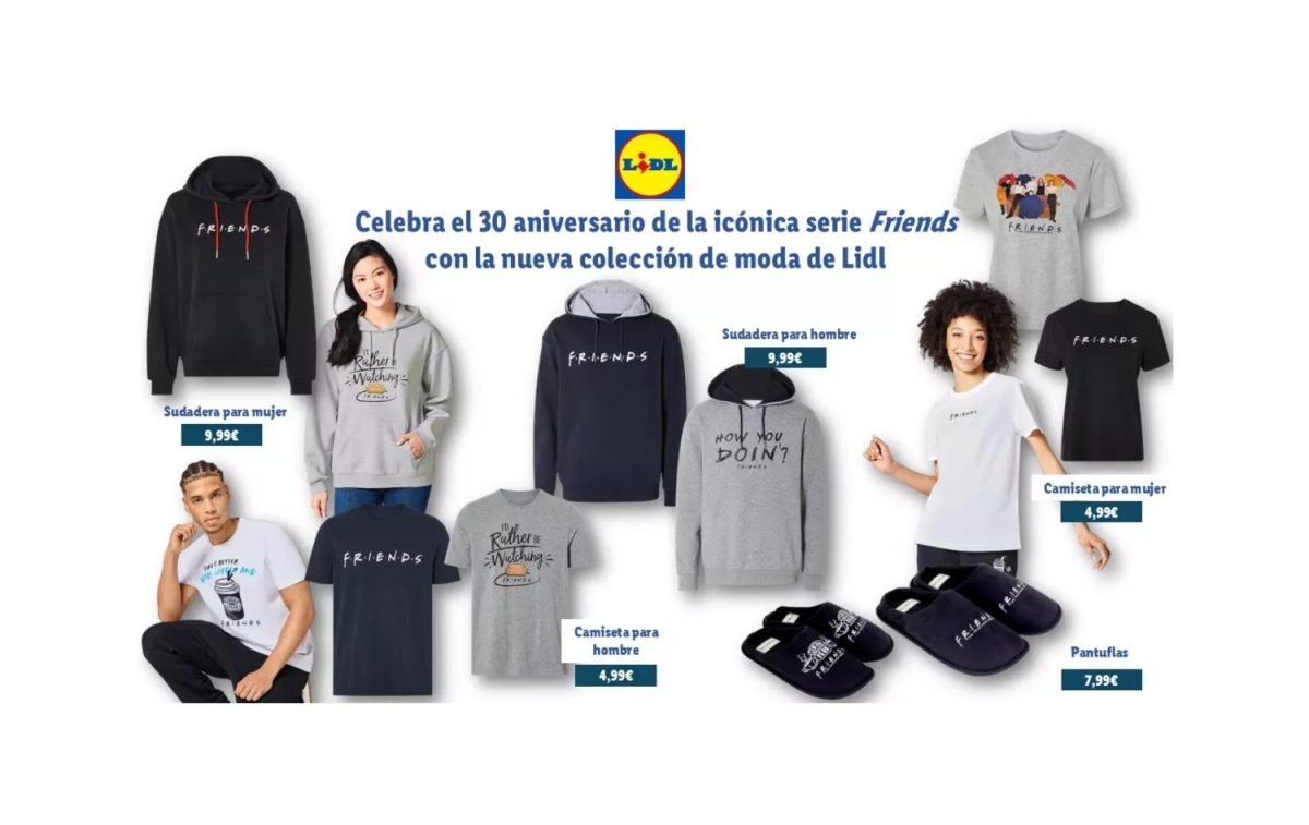 La colección de 'Friends' de Lidl LIDL