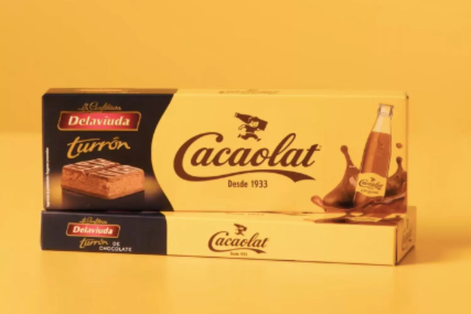 Turrón de Cacaolat y Delaviuda / DELAVIUDA