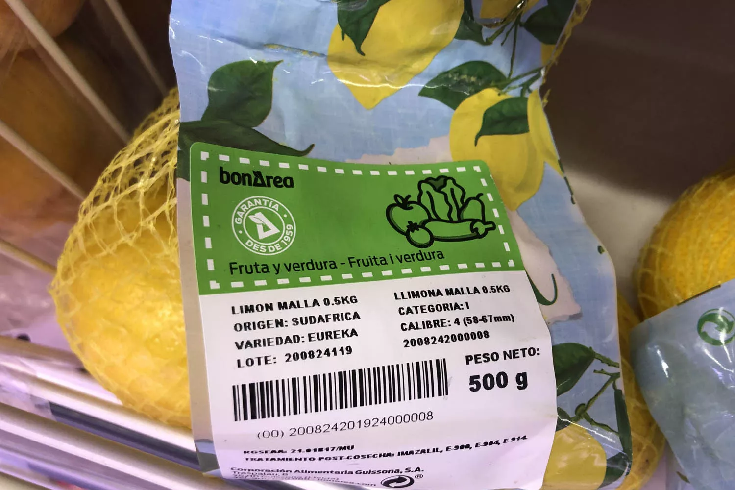 Los limones sudafricanos de BonÀrea TC