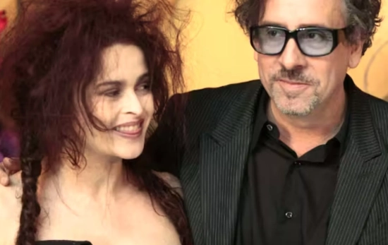 Tim Burton y Helena Bonham Carter en una foto de archivo/ PINTEREST