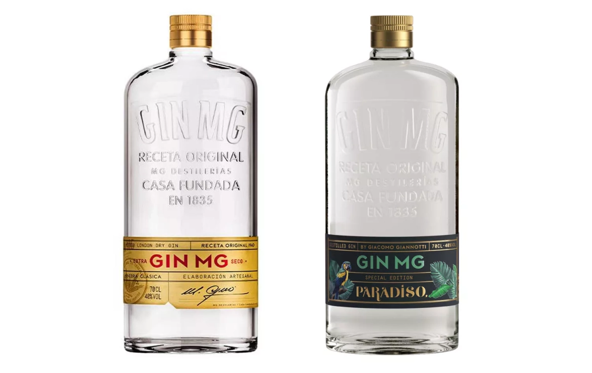 Dos de las ginebras de Gin MG / CEDIDA