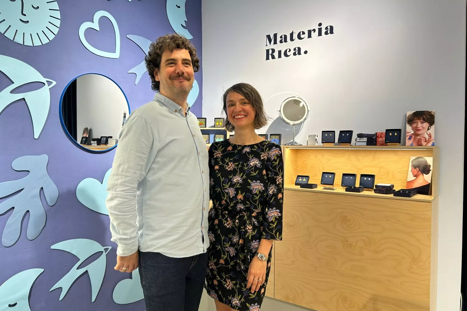 Joan Ayguadé y Marta Chojnacka, fundadores de la joyería Materia Rica / CG