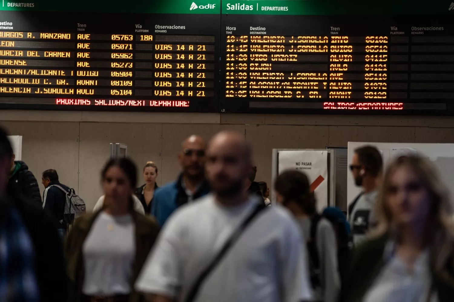 Varios pasajeros con derecho a reclamar por la cancelación de trenes de Renfe entre Madrid y Valencia / Matias Chiofalo - EP