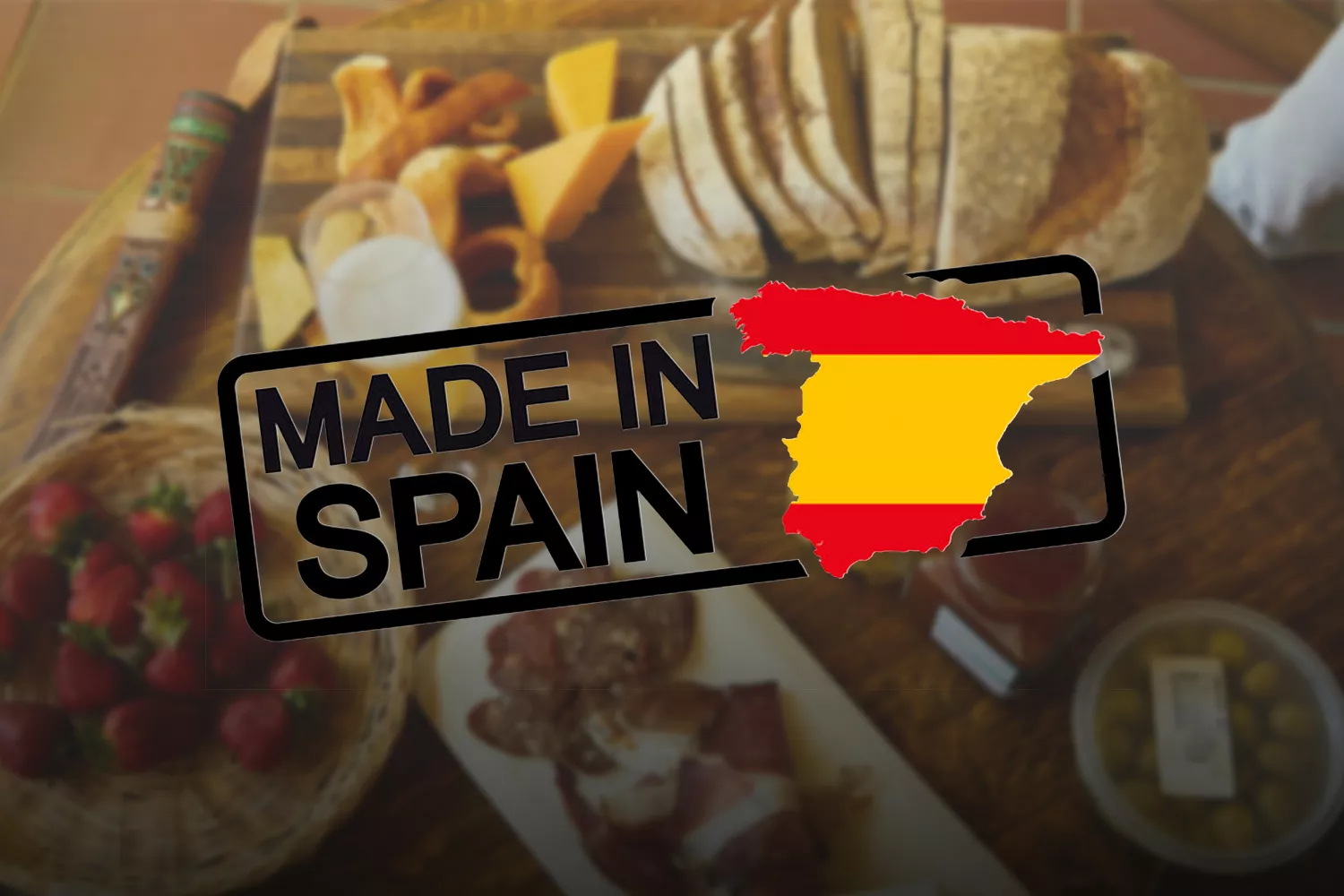 Sello 'made in Spain' / Fotomontaje CG