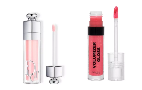 Volumizer Gloss en coral perlado de Deliplus es un 'dupe de Lip Glow Oil de Dior/ Montaje CG