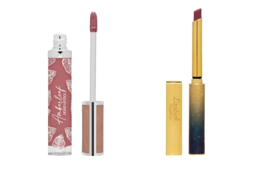 Pintalabios fluido Amberleaf 02 nude medio por 4,50 euros y el pintalabios Sapphire 03 ruby por 4,50 euros son los nuevos labiales recién llegados/ MERCADONA.ES