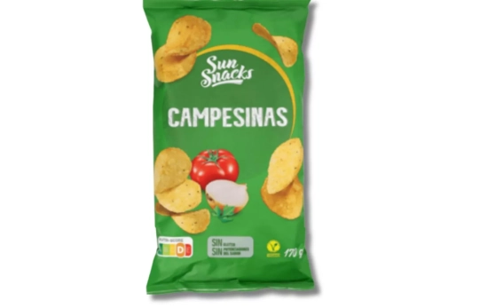  PATATAS FRITAS CAMPESINAS  'SUN SNACK' ALDI/ AESANGOB.ES