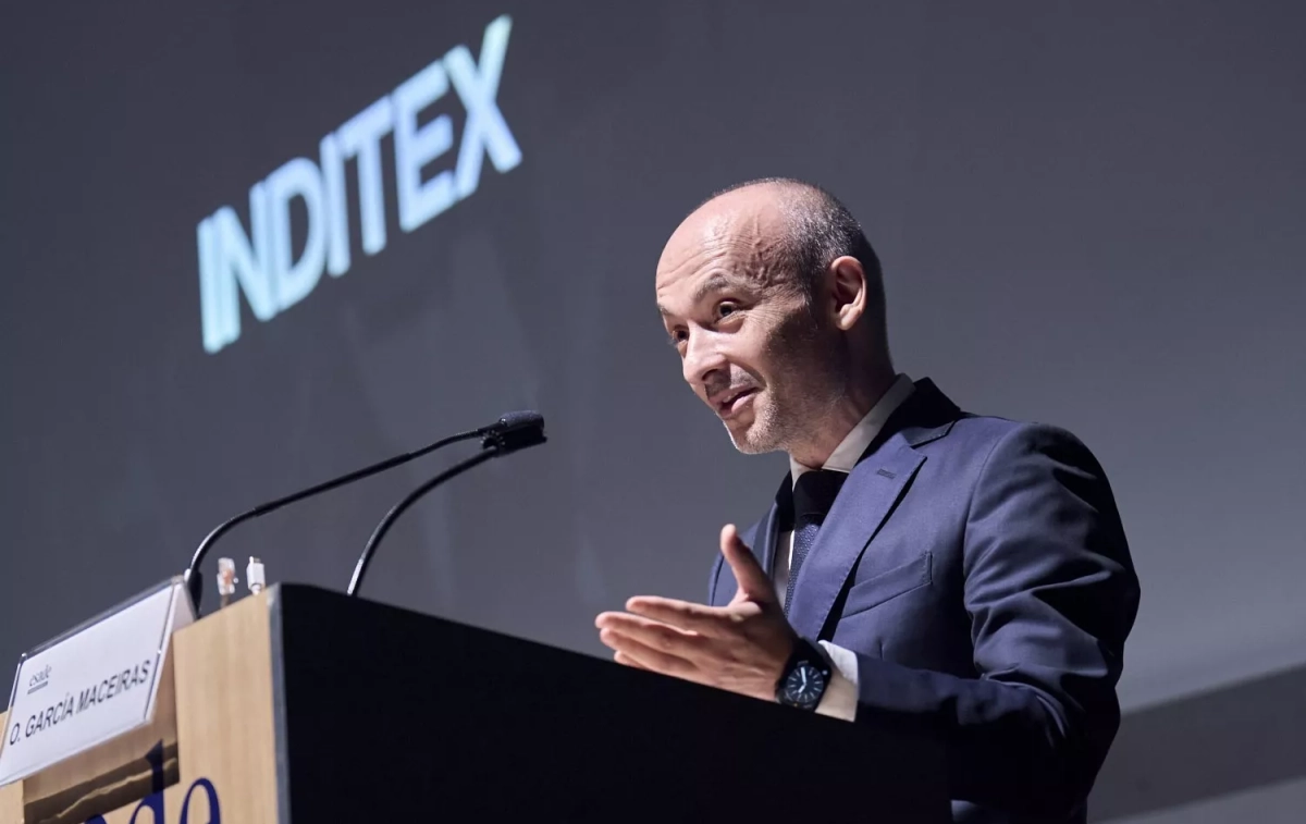 El consejero delegado de Inditex, Óscar García Maceiras, durante una conferencia / ESADE