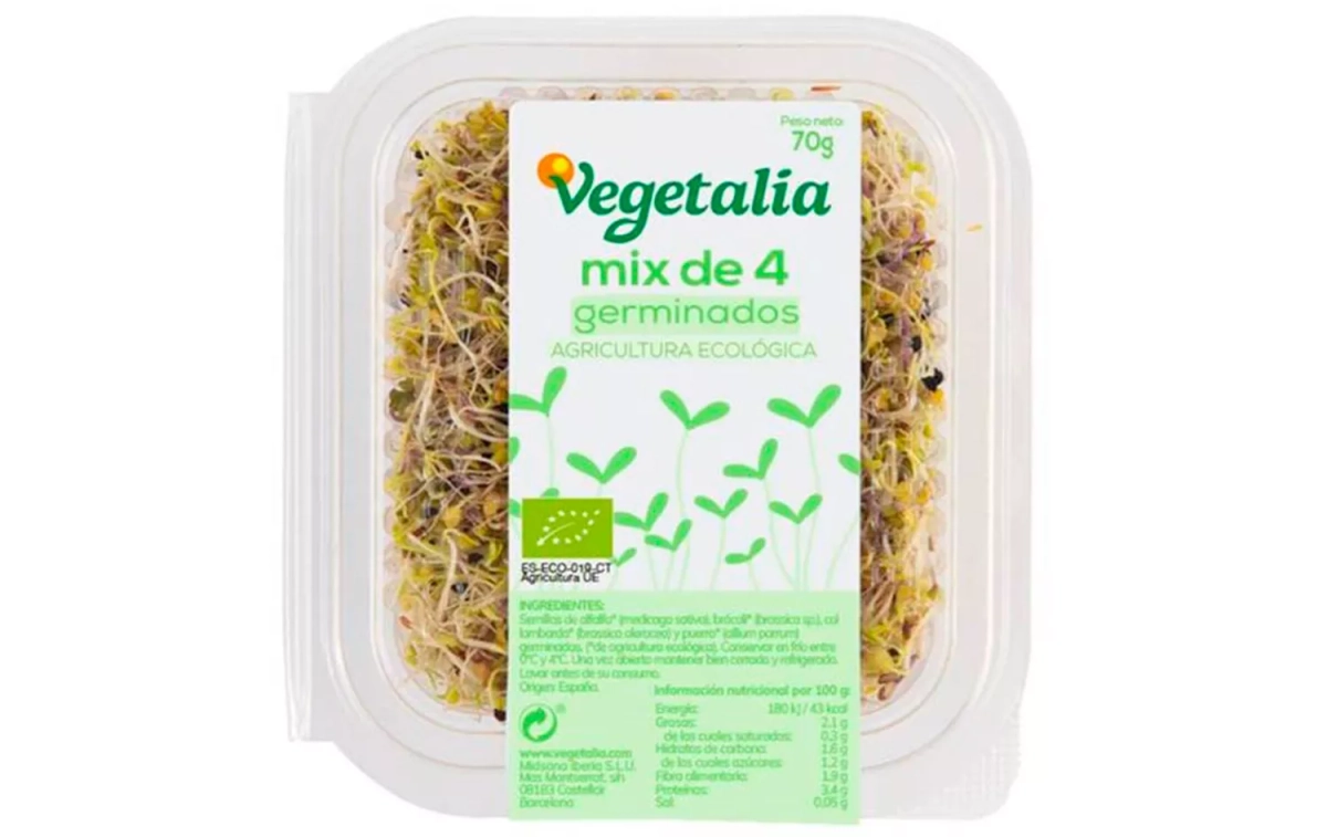 Productos afectados de Vegetalia / AESAN