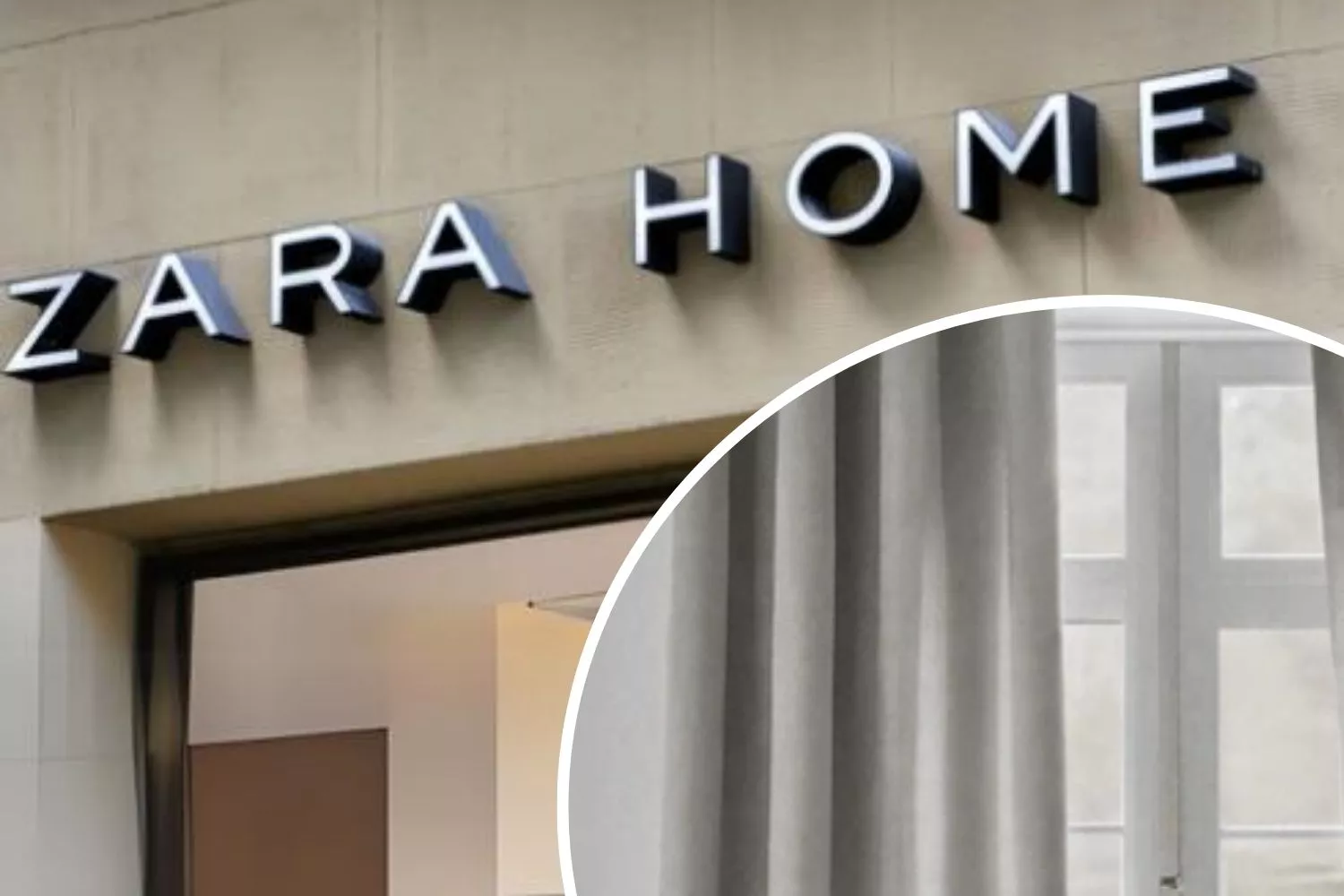 Zara Home lanza una nueva cortina de la abuela inspirada en la infancia de Amancio Ortega en Galicia/ Montaje CG