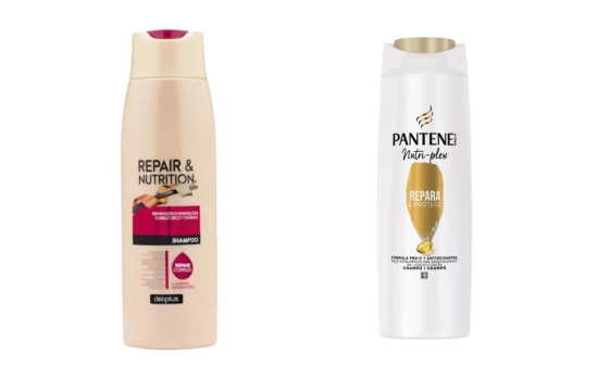 Champú Repair & Nutrition Deliplus y Champú Pantene Repara & Protege ProV/ Montaje CG