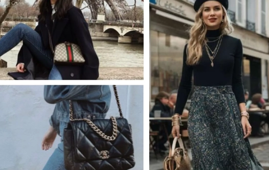 El truco estelar de los estilistas es coronar el look con un buen bolso/ PINTEREST