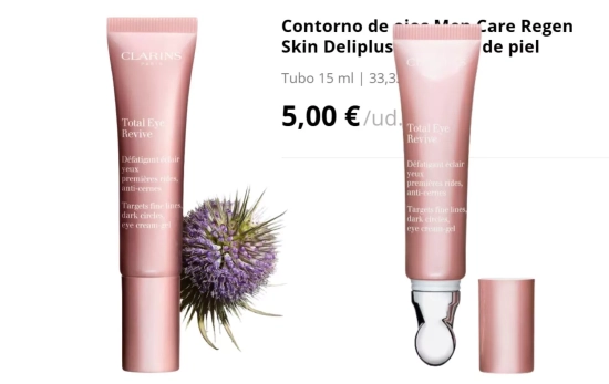 Multi-Active Yeux de Clarins, 31,80 euros/ MERCADONA.ES