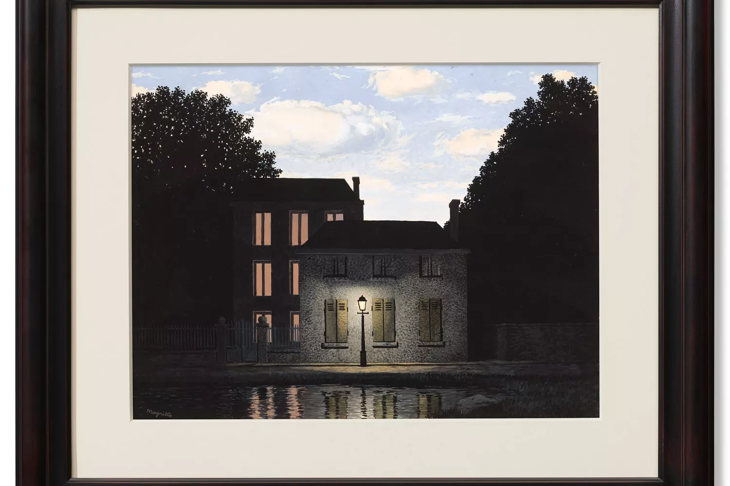 Imagen de la obra de René Magritte 'El imperio de las luces' CHRISTIE'S