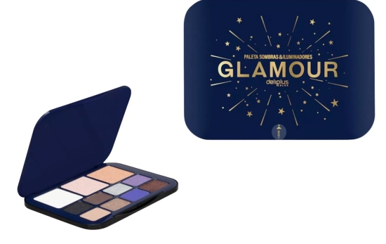 Paleta sombras de ojos e iluminadores Glamour Deliplus/ MERCADONA.ES