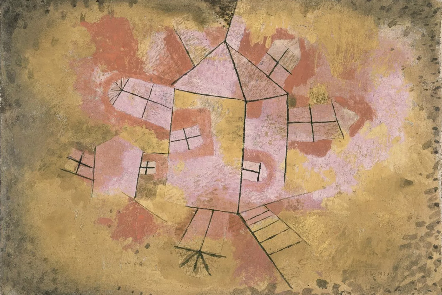 'La casa giratoria', de Paul Klee, es una de las obras de la exposición en la que Ikea habla de la evolución del hogar / MUSEO THYSSEN