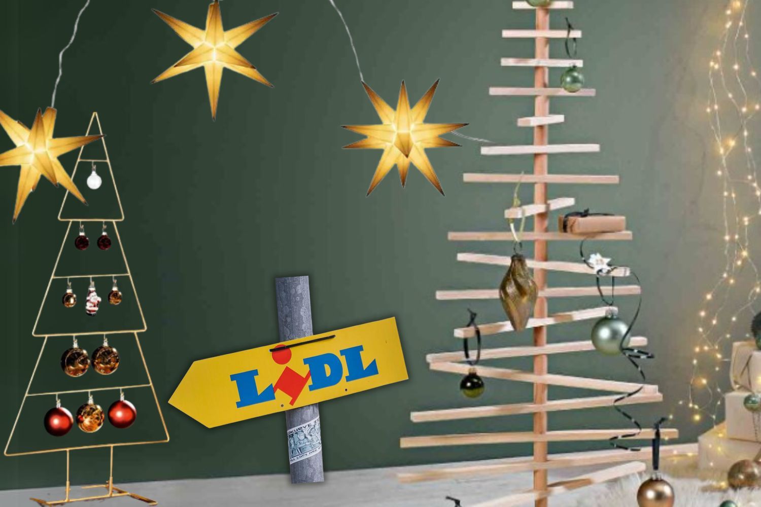 Adiós al árbol: Lidl te propone las alternativa más económicas  para decorar tu salón esta Navidad / Montaje CG